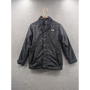 North Face Boys 14/16 Black System Snow Jacket Fleece and Outer Jacket *FLAWS*
